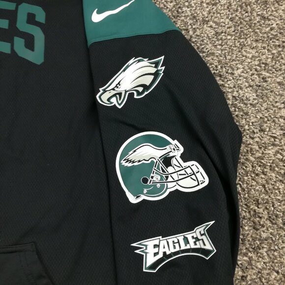 2022 Philadelphia Eagles Hoodie Nike On Field Fleece Sweatshirt Mens Medium - Picture 3 of 11